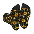 thumbnail image 1 of KLL Flower (2) Print Cool Socks Men's Women's Crew Socks Funny Crazy Novelty Stockings, 1 of 7