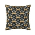 thumbnail image 1 of KLL Flower Butterfly Decorative Throw Pillow Covers Velvet Soft for Couch Sofa Bedroom Living Room Outdoor - 18"x18", 1 of 8