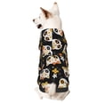 thumbnail image 1 of KLL Flower Fox for Basic Dog Hoodie - Pet Hoodie Sweater with Leash Hole - Cute Dog Sweatshirt - Pet Clothes Hooded Sweatshirt for Dog & Cat -XX-Large, 1 of 8