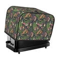 thumbnail image 1 of KLL Forest Animals And Plants Print 2 Slice Toaster Dust Covers Kitchen Small Appliance Cover with 2 Pockets,Can hold Jam Spreader Knife & Toaster Tongs (11.4 x 7.9 x 7.5), 1 of 6