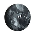 thumbnail image 1 of KLL Forest Black Ghost Warrior Pattern 14-17 inch Spare Tire Cover Universal Wheel Protector for Truck SUV Trailer Camping Rv Tire Covers-15 inch, 1 of 6