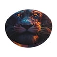 thumbnail image 1 of KLL Forest Cool Lion Round Bar Chair Cushion Cover 13 inch ,Bar Stool Protector with Elastic, Soft Washable, 1 of 6