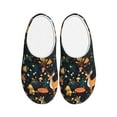 thumbnail image 1 of KLL Forest Elf Pattern Adult Unisex Cozy Slippers,Fuzzy Slip-on Slippers TPR Sole Slippers Comfort Plush Home Footwear for Indoor & Outdoor-35/36, 1 of 7