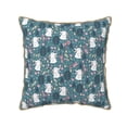 thumbnail image 1 of KLL Forest Rabbit Decorative Throw Pillow Covers Velvet Soft for Couch Sofa Bedroom Living Room Outdoor (No pillow core)- 16"x16", 1 of 5
