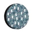 thumbnail image 1 of KLL Forest Rabbit Pattern 14-17 inch Spare Tire Cover Universal Wheel Protector for Truck SUV Trailer Camping Rv Tire Covers-16 inch, 1 of 6