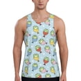 thumbnail image 1 of KLL Frog In Mermaid Print Men's Muscle Gym Workout Stringer Tank Tops Bodybuilding Fitness T-Shirts Tank Tops Men-4X-Large, 1 of 7
