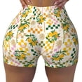thumbnail image 1 of KLL Fruit Pattern Workout Shorts for Women Scrunch Short Gym Yoga Running Sport Active Exercise Fitness Shorts, 1 of 8