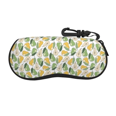 Panda Floral Soft Glasses Case, Vintage Poppy Flower Design Safety
