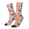 thumbnail image 1 of KLL Fruit Print Cool Socks Men's Women's Crew Socks Funny Crazy Novelty Stockings, 1 of 6