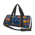 thumbnail image 1 of KLL Funny Steam Train Duffle Bag For Men Women Sport Gym Fitness Tote Travel Training Workout Basketball Football Weekender, 1 of 8