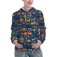 thumbnail image 1 of KLL Funny Steam Train for Womens Pullover Hoodie with Pocket Hooded Long Sleeve Shirts Sweatshirt for Women-Large, 1 of 7