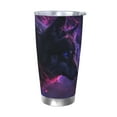 thumbnail image 1 of KLL Galactic Wolf Stare Print 40oz Stainless Steel Insulated Car Cup with Spillproof Lid - Keep Your Drink Hot or Cold on the Go-Without Straw, 1 of 8