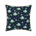 thumbnail image 1 of KLL Galaxy With Ufo Decorative Throw Pillow Covers Velvet Soft for Couch Sofa Bedroom Living Room Outdoor (No pillow core)- 16"x16", 1 of 5