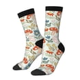 thumbnail image 1 of KLL Garden Of Little Bunnies Print Cool Socks Men's Women's Crew Socks Funny Crazy Novelty Stockings, 1 of 6