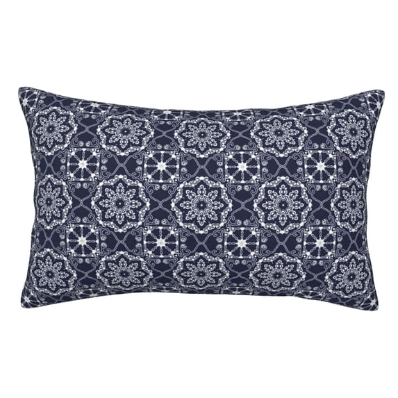 KLL Geometry Flower Pillow Covers Envelope Closure,Super Soft and Cozy Fuzzy Fleece Pillow Case Cover (No pillow core) 20"x30"
