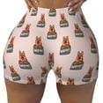 thumbnail image 1 of KLL German Shepherd Dog Pattern Workout Shorts for Women Scrunch Short Gym Yoga Running Sport Active Exercise Fitness Shorts, 1 of 1