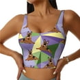 thumbnail image 1 of KLL German Shepherd Dog for Workout Tank Tops for Women,U Back Fitness Top Built in Shelf Bras Padded Fit for Yoga Gym-Medium, 1 of 8