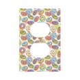 thumbnail image 1 of KLL Glazed Donuts Pattern Electrical Outlet Covers, 3" x 5" 1 Pack Electric Receptacle Plug Covers for Decorator Receptacle Outlet & Switch-Style S, 1 of 6