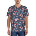 thumbnail image 1 of KLL Gnome Love USA for Men's Baseball Shirts,Short Sleeve Casual Shirts Button Down Shirt for Men Beach Summer Wedding Shirt-4X-Large, 1 of 7
