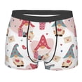 thumbnail image 1 of KLL Gnome With Love Letter Men's Cotton Boxer Briefs Underwear-XX-Large, 1 of 8