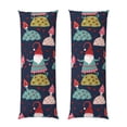 thumbnail image 1 of KLL Gnome With Mushroom Pattern Long Body Pillow Cover,20x60 Body Pillow Cases,Soft Brushed Microfiber Invisible Zipper Design-Pillow core not included, 1 of 7