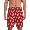 thumbnail image 1 of KLL Gnomes Holding Hearts for Men's 1-Pack Shorts,Sleep Pajama Shorts for Men Soft Pj Shorts Men's Pajama Bottoms Sleepwear -XX-Large, 1 of 7