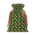 thumbnail image 1 of KLL Gnomes In Caps for Christmas Gift Bag,Holiday Bags for Gifts Christmas Bags & Drawstring Gift Pouch Reusable Holiday Gift Bags & Party Favor Bags (1 PCS)-Medium, 1 of 9
