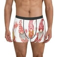 thumbnail image 1 of KLL Gnomes valentine's day Men's Cotton Boxer Briefs Underwear-Small, 1 of 1