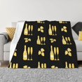 thumbnail image 1 of KLL Gold Bottles Print Fleece Throw Blanket, Horizontal Fleece Bedding Cute Soft Blankets Comfy Fleece Flannel Plush Home Decor for Couch & Bed -60"x50", 1 of 9