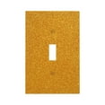 thumbnail image 1 of KLL Gold Glitter Pattern Electrical Outlet Covers, 3" x 5" 1 Pack Electric Receptacle Plug Covers for Decorator Receptacle Outlet & Switch-Style T, 1 of 6