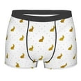 thumbnail image 1 of KLL Gold Rabbit Men's Cotton Boxer Briefs Underwear-Large, 1 of 8