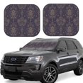 thumbnail image 1 of KLL Golden Bumblebee Windshield Sun Shade 2-Piece Foldable Car Front Window Sunshade for Most Sedans SUV Truck- Small, 1 of 5
