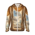 thumbnail image 1 of KLL Golden Drapes Pillars Clouds Print Men's Women’s UPF 50+ Sun Protection Outdoor Hoodie Jacket Long Sleeve Fishing Hiking Performance Shirt- XX-Large, 1 of 5