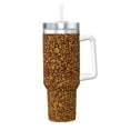 thumbnail image 1 of KLL Golden Glitter Print 40oz Stainless Steel Insulated Car Cup Coffee Mug with Spillproof Lid - Keep Your Drink Hot or Cold on the Go, 1 of 8