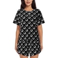 thumbnail image 1 of KLL Golf Balls Print Pajama Set for Women Short Sleeve Sleepwear Pjs Soft 2 Piece Lounge Sleepwear Sets-3X-Large, 1 of 6