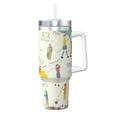 thumbnail image 1 of KLL Golf Icons And Golfer Print 40oz Stainless Steel Insulated Car Cup Coffee Mug with Spillproof Lid - Keep Your Drink Hot or Cold on the Go, 1 of 8