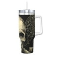 thumbnail image 1 of KLL Gothic Winged Skull Print 40oz Stainless Steel Insulated Car Cup Coffee Mug with Spillproof Lid - Keep Your Drink Hot or Cold on the Go, 1 of 8