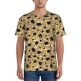 thumbnail image 1 of KLL Graduation Hats3 for Men's Baseball Shirts,Short Sleeve Casual Shirts Button Down Shirt for Men Beach Summer Wedding Shirt-Large, 1 of 1
