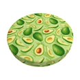 thumbnail image 1 of KLL Green Avocado Round Bar Chair Cushion Cover 12 inch ,Bar Stool Protector with Elastic, Soft Washable, 1 of 6