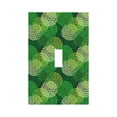 thumbnail image 1 of KLL Green Flower Pattern Electrical Outlet Covers, 3" x 5" 1 Pack Electric Receptacle Plug Covers for Decorator Receptacle Outlet & Switch-Style T, 1 of 6
