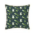 thumbnail image 1 of KLL Green Frogs Decorative Throw Pillow Covers Velvet Soft for Couch Sofa Bedroom Living Room Outdoor (No pillow core)- 20"x20", 1 of 5