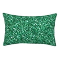 thumbnail image 1 of KLL Green Glitter Pillow Covers Envelope Closure,Super Soft and Cozy Fuzzy Fleece Pillow Case Cover (No pillow core）, 1 of 5