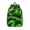 thumbnail image 1 of KLL Green Lightning Print Travel Laptop Backpack - College Backpack Business Work Bag Nurse Bag Casual Daypack for Weekender Business Hiking -Medium, 1 of 6