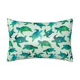thumbnail image 1 of KLL Green Sea Turtle Pattern Silk Pillowcase for Hair and Skin Standard Size 20"X 30" Soft Breathable Pillow Covers for Sleeping, 1 of 6