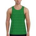 thumbnail image 1 of KLL Green St. Patrick’s day Print Men's Muscle Gym Workout Stringer Tank Tops Bodybuilding Fitness T-Shirts Tank Tops Men-3X-Large, 1 of 7