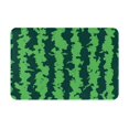 thumbnail image 1 of KLL Green Stripes Of Watermelon Print Front Door Mat Indoor Outdoor Entrance, Non-Slip Mat All-Weather Doormat Indoor Outdoor Rug Patio Porch Entryway Mat, 23.6''x15.7'', 1 of 7