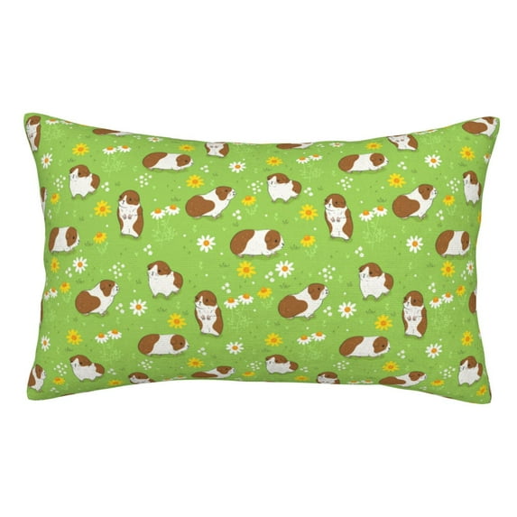 KLL Guinea Pigs Pillow Covers Envelope Closure,Super Soft and Cozy Fuzzy Fleece Pillow Case Cover 16"x24"