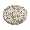 thumbnail image 1 of KLL Halloween Cactus Round Bar Chair Cushion Cover 12 inch ,Bar Stool Protector with Elastic, Soft Washable, 1 of 6