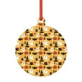 thumbnail image 1 of KLL Halloween Ghost Pumpkin Pattern Acrylic Christmas Ornaments,1 PCS Xmas Tree Decor with Ribbon 3" Christmas Décor Christmas Pendant for Hanging on Tree & Party Favors-Round Shape, 1 of 7