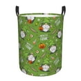 thumbnail image 1 of KLL Halloween Monster Gnome Waterproof Foldable Laundry Hamper Bucket with Handles for Storage Bin,Kids Room,Home Organizer ( ), 1 of 7